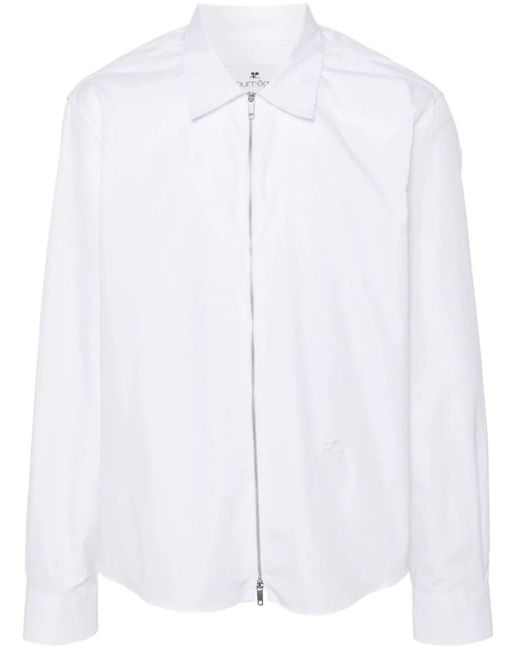 Camicia Zip di Courreges in White