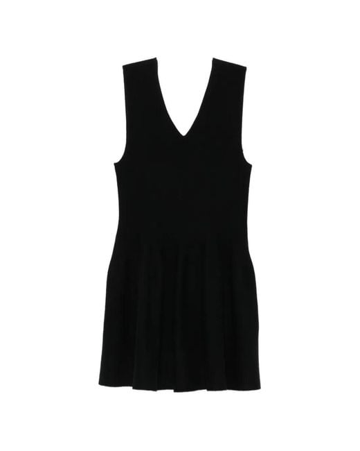 Lisa Yang Black Knit Mini Dress
