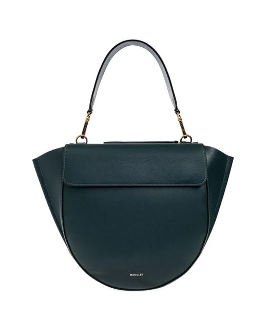 Borsa Tote A Mezza Luna di Wandler in Blue