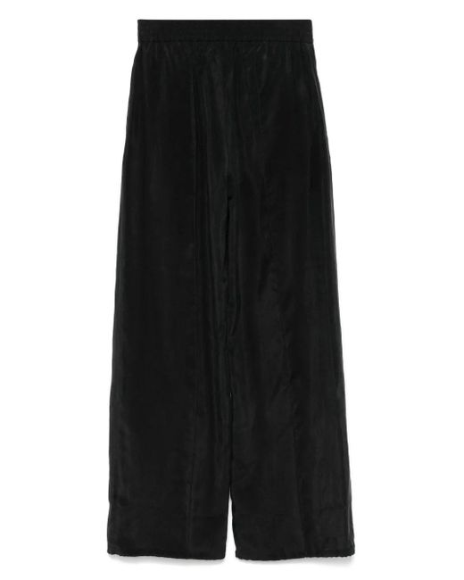 Another Tomorrow Black Drawstring Track Pant