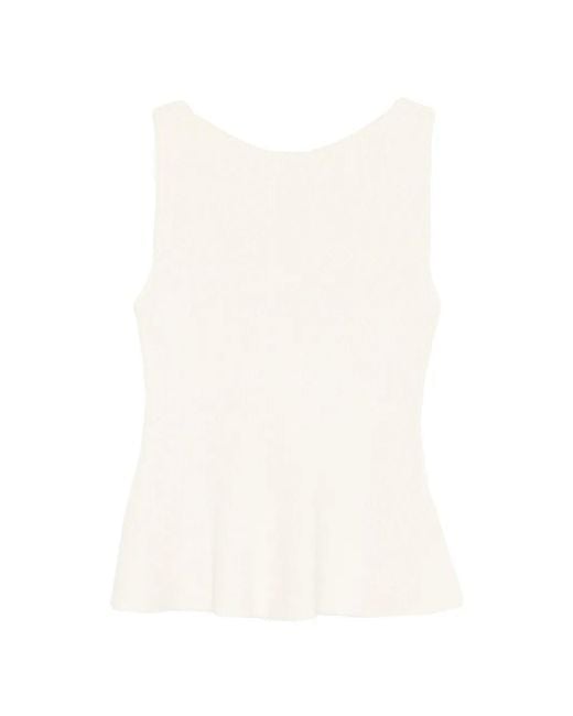 Rohe White Knit Top