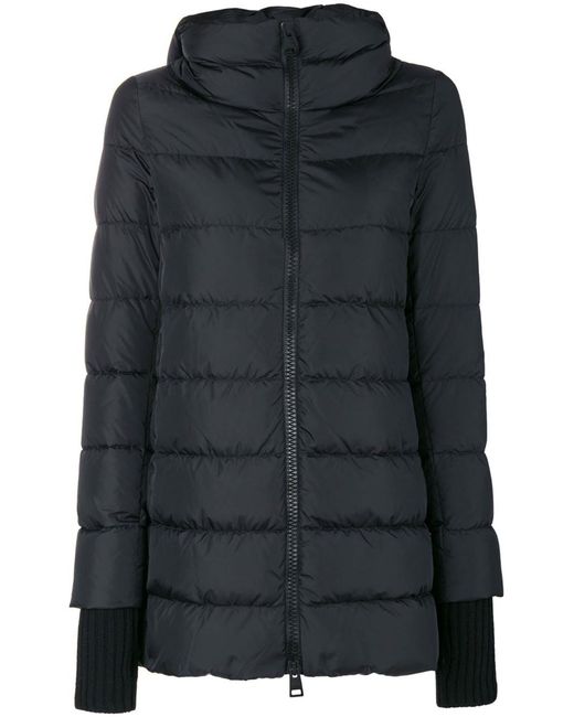 Herno Black Medium Down Jacket For