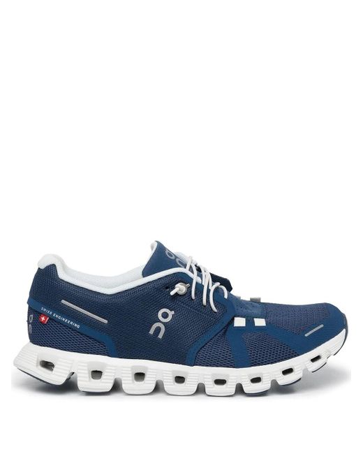 Cloud 5 di On Shoes in Blue