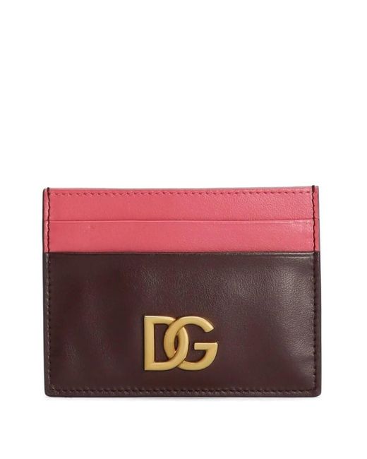 Porta Carte Di Credito Bicolore di Dolce & Gabbana