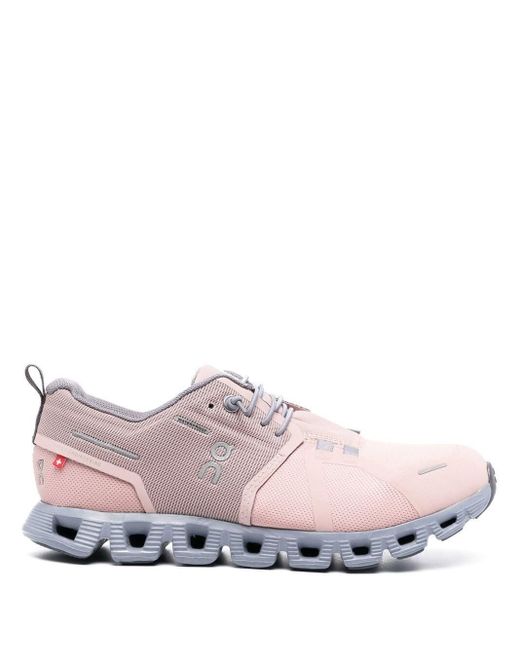 On Shoes Pink Cloud 5 Waterproof
