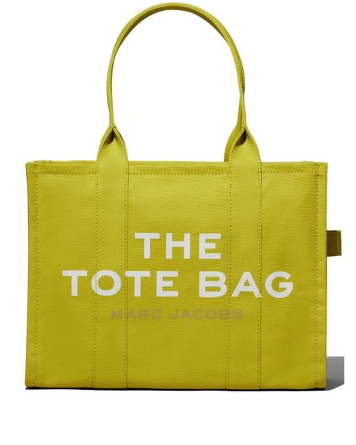 Marc Jacobs Yellow The Large Canvas Tote Bag