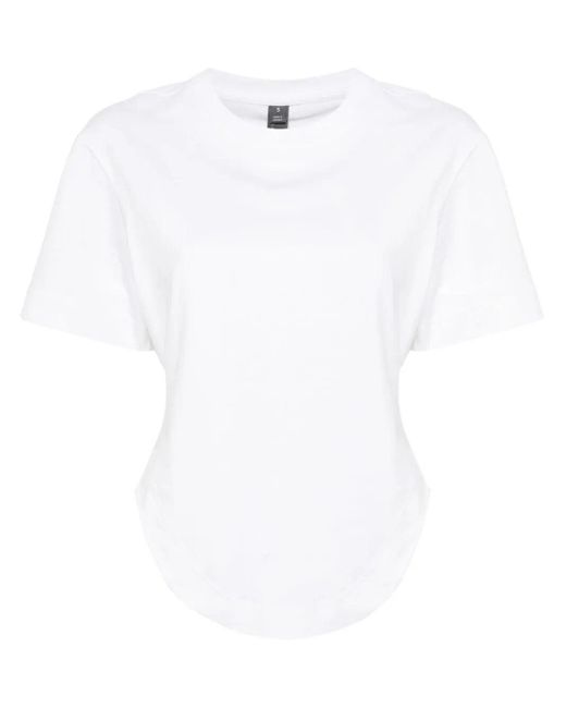 Adidas By Stella McCartney White Truecasuals Printed Organic Cotton-jersey T-shirt