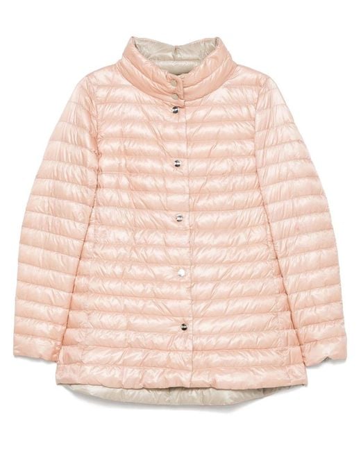 Herno Pink 'A-Shape' Reversible Jacket