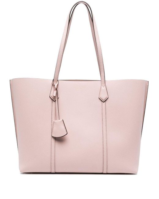 Tory Burch Pink Perry Triple-compartment Tote Bag