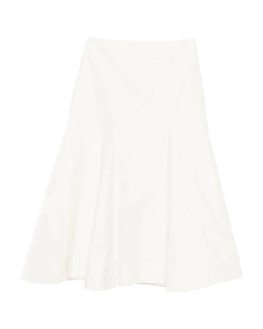 Rohe White Midi Skirt