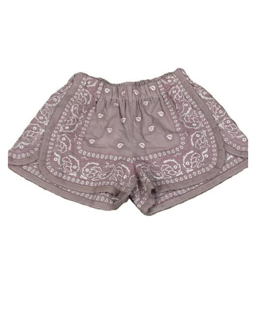 ORSINA Purple Banadana Shorts