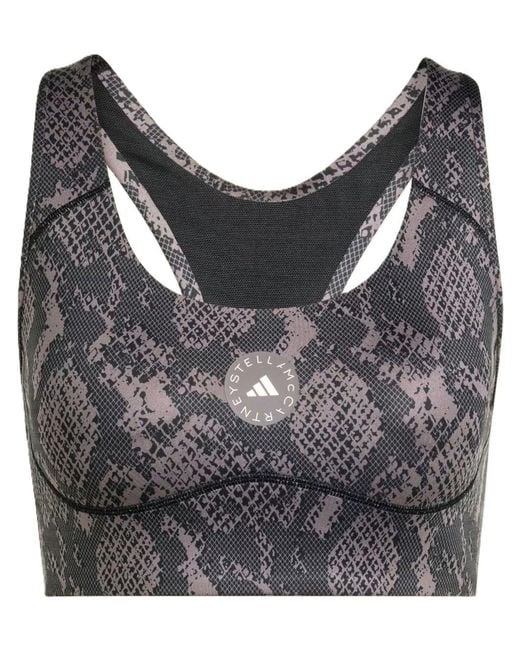 Adidas By Stella McCartney Gray Power Impact Bra
