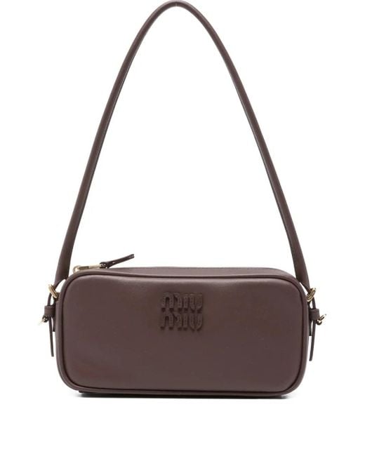 Borsa Mini di Miu Miu in Brown