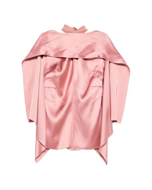 Lanvin Pink Backless Top