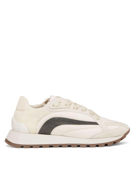 Brunello Cucinelli Natural Sneakers