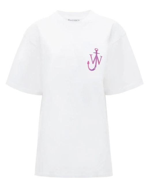 Sweet Anchor T-Shirt di J.W. Anderson in White