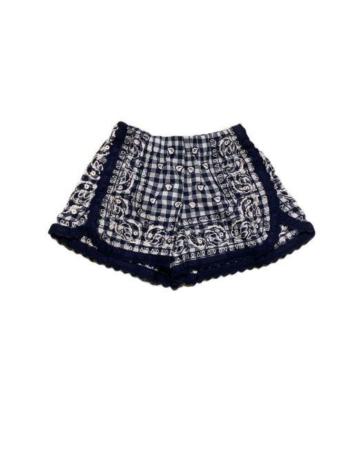 ORSINA Blue Banadana Shorts