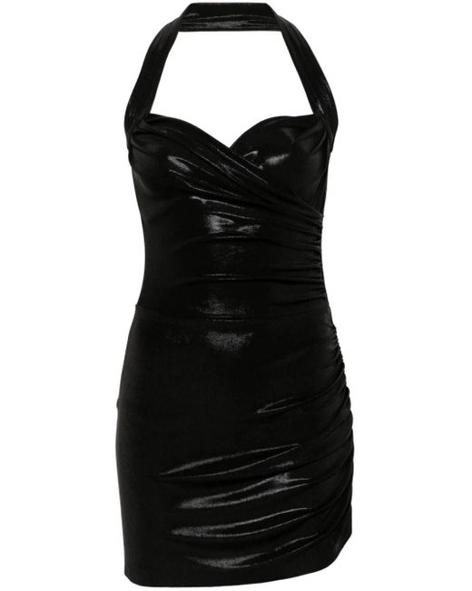 Norma Kamali Black Cayla Short Dress