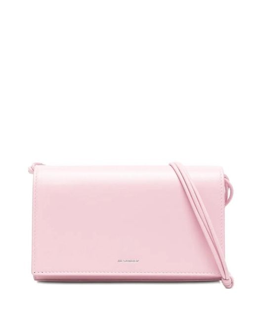 Jil Sander Pink Tangle Wallet