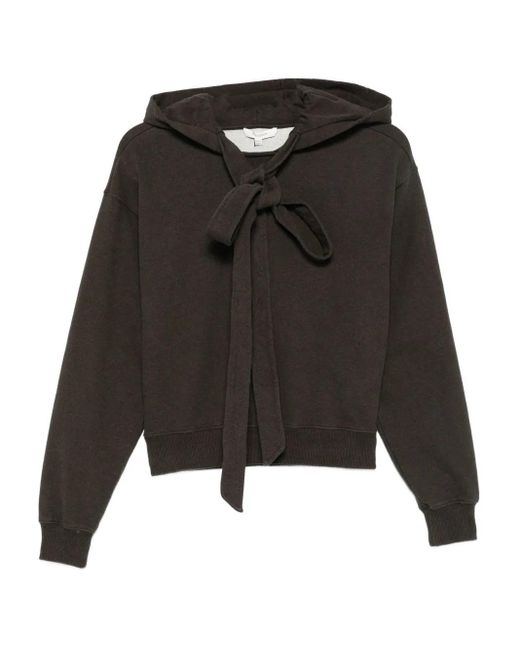 J.W. Anderson Black Tied Bow Hoodie