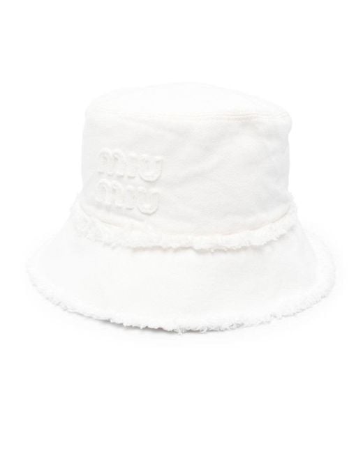 Miu Miu Hats White