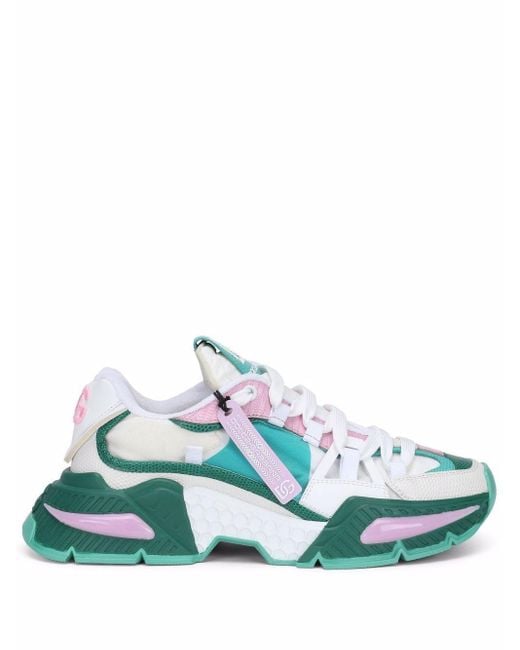 Dolce & Gabbana Green Air Master Sneakers