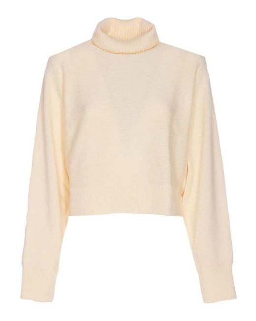 Maglione A Collo Alto di MICHAEL Michael Kors in Natural
