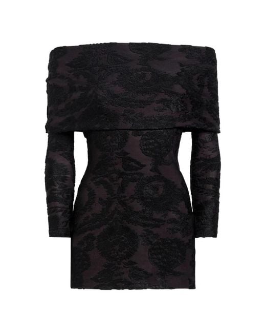 Etro Black Boat Neck Top