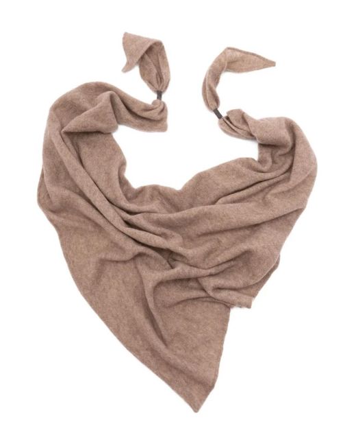 Brunello Cucinelli Natural Cashmere Scarf