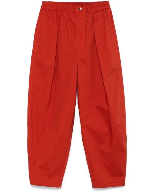 ..,merci Red Cargo Trousers
