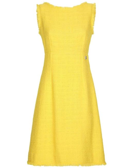 Abito Tweed di Dolce & Gabbana in Yellow