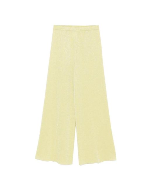 NEERA 20.52 Yellow Knit Trousers