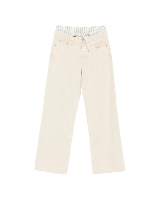Rag & Bone White Relaxed Straight Saige