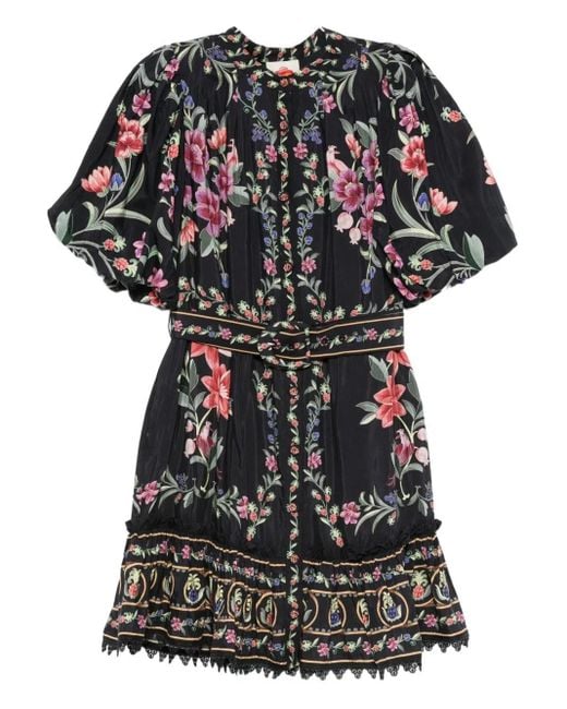 FARM Rio Belle Garden Dress in Black | Lyst UK