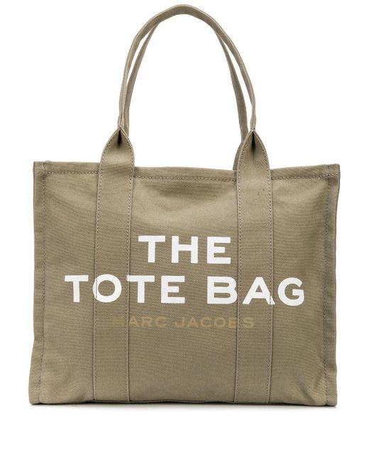 Marc Jacobs Natural The Tote Large Canvas Tote Bag
