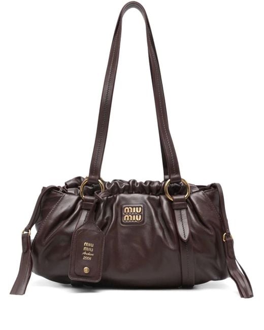 Miu Miu Joie Bag in Brown | Lyst