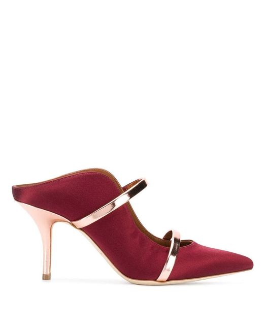 Malone Souliers Red Maureen Pumps