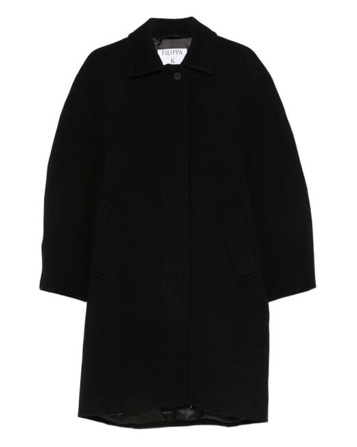 Filippa K Black Single-Breasted Coat