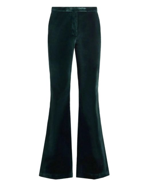 Etro Blue Velvet Flared Trousers