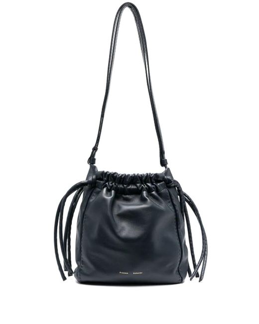 Proenza Schouler Black Drawstring Crossbody Bag