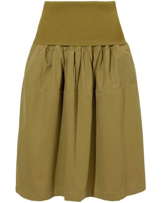 Olive Skirt di Proenza Schouler in Green