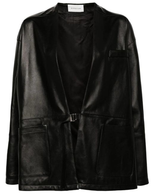 ARMARIUM Black Leather Jacket