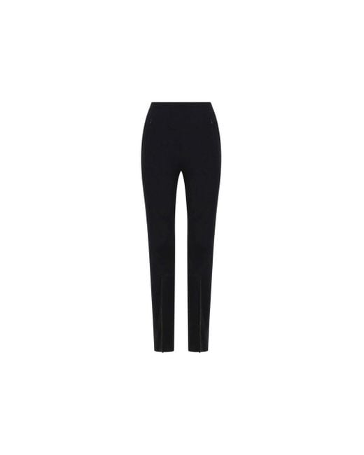 Wardrobe NYC Black Opaque Front Zip Legging