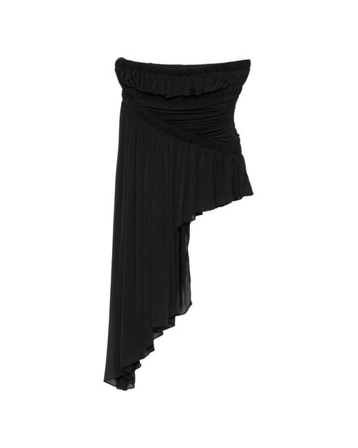 Christopher Esber Black Slinky Jersey Top