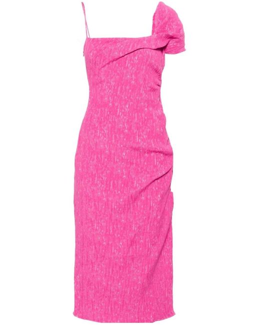 Stine Goya Pink Annete Midi Dress