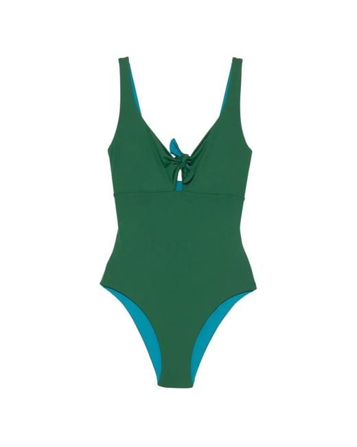 Fisico Green Reversible Swimsuit