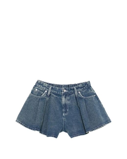 Sea Blue Denim Shorts