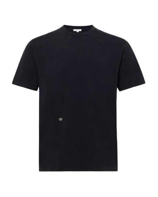 Contrast Embroidery Tee di J.W. Anderson in Black