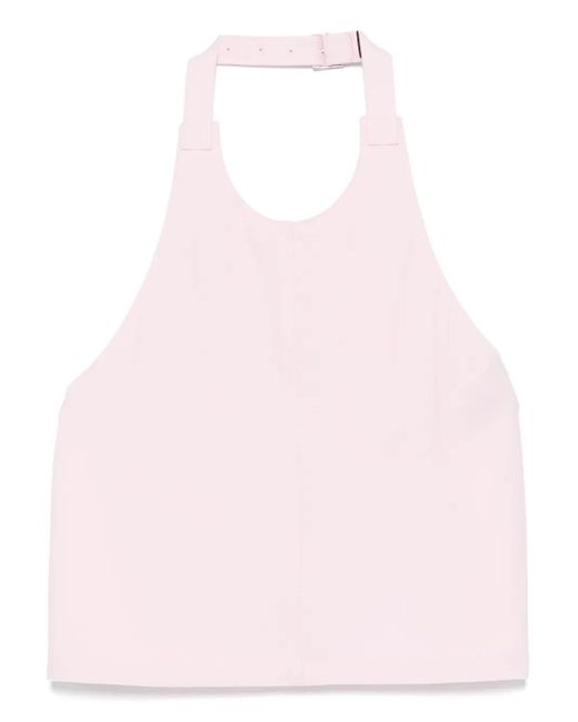 Wardrobe NYC Pink Backless Halter Top