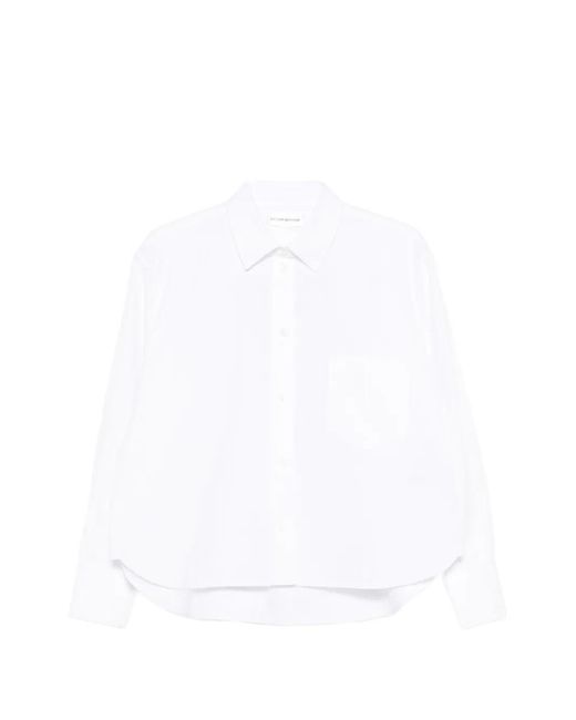 Victoria Beckham White Cotton Shirt